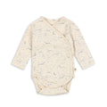 Konges Sløjd Neugeborenen Body Basic LS GOTS Cielo Marino bei Yay Kids
