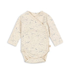 Konges Sløjd Neugeborenen Body Basic LS GOTS Cielo Marino bei Yay Kids