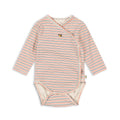 Konges Sløjd Neugeborenen Body Stripe Tricolore Petit GOTS bei Yay Kids