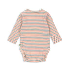 Konges Sløjd Neugeborenen Body Stripe Tricolore Petit GOTS bei Yay Kids