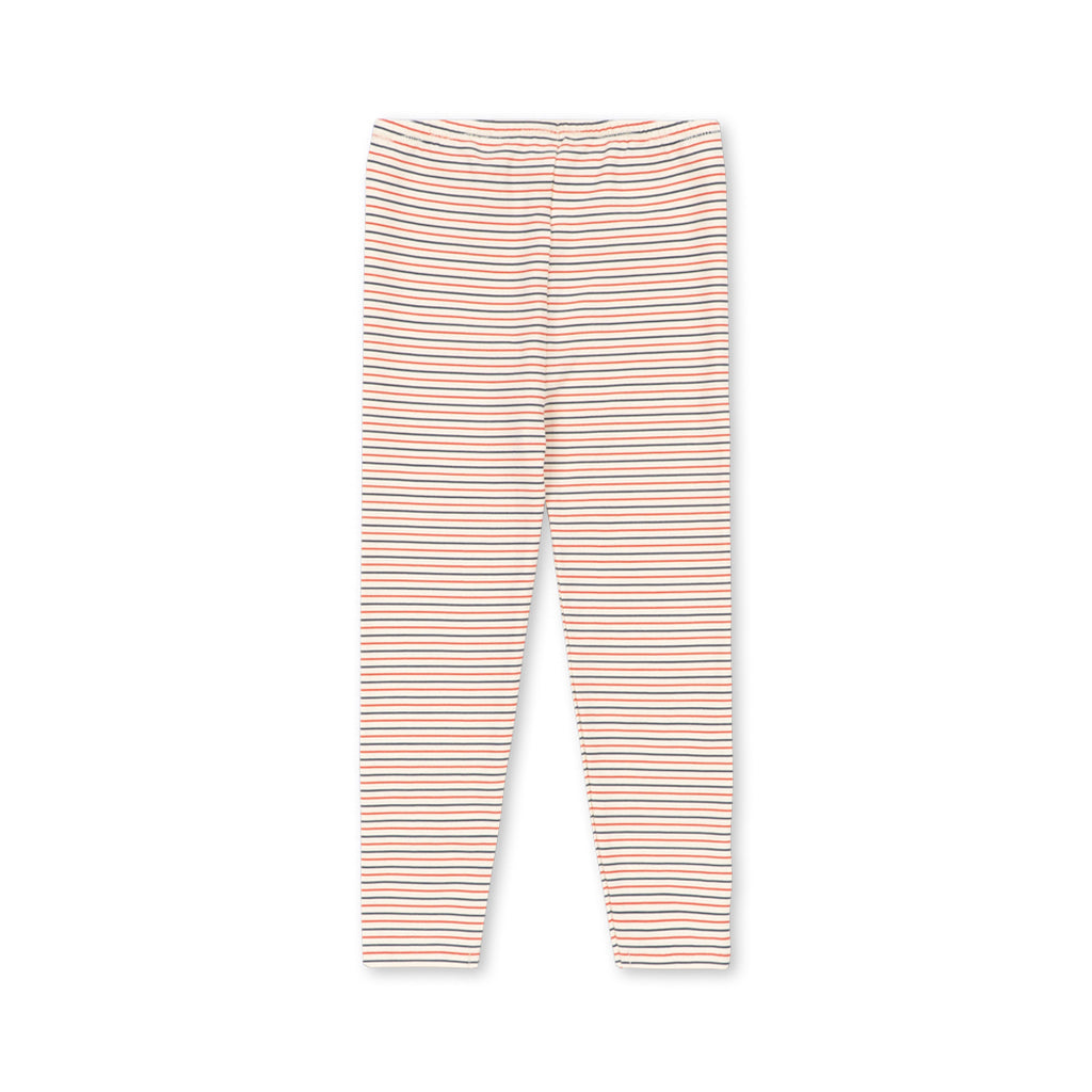 Konges Sløjd Baby Leggings Basic Stripe Tricolore Petit GOTS bei Yay Kids