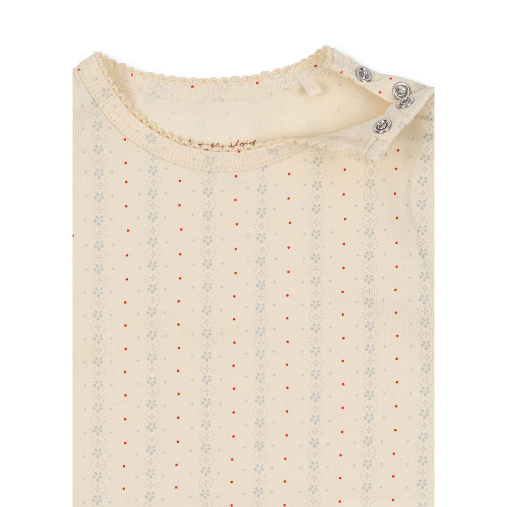 Bodysuit Short Sleeve Fete de Fleur GOTS