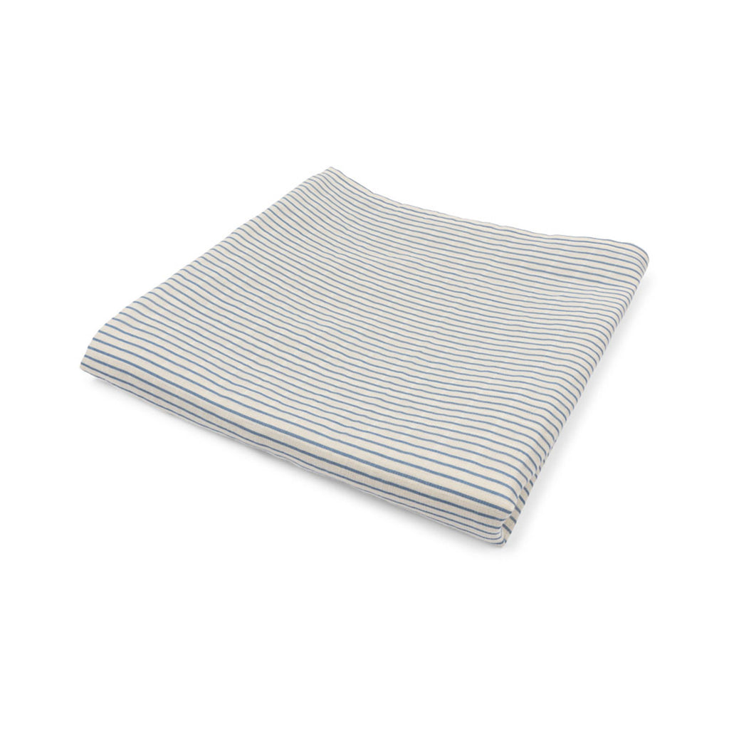 Konges Slojd Organic Big Muslin Swaddle Stripe Bluie bei Yay Kids