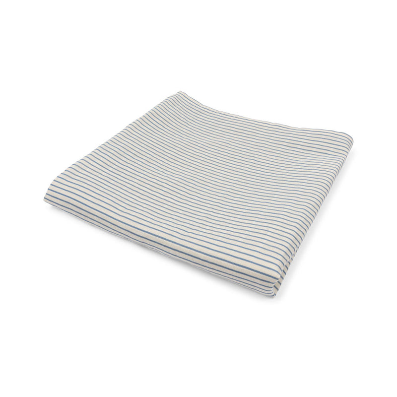 Konges Slojd Organic Big Muslin Swaddle Stripe Bluie bei Yay Kids