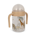 Konges Slojd Trinkflasche mit Strohhalm Safari bei Yay Kids