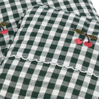Konges Sløjd Puppen Bettwäsche Green Check bei Yay Kids