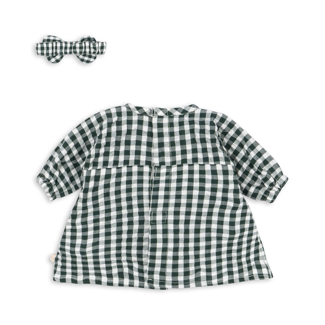 Konges Sløjd Puppenkleider Set Green Check bei Yay Kids