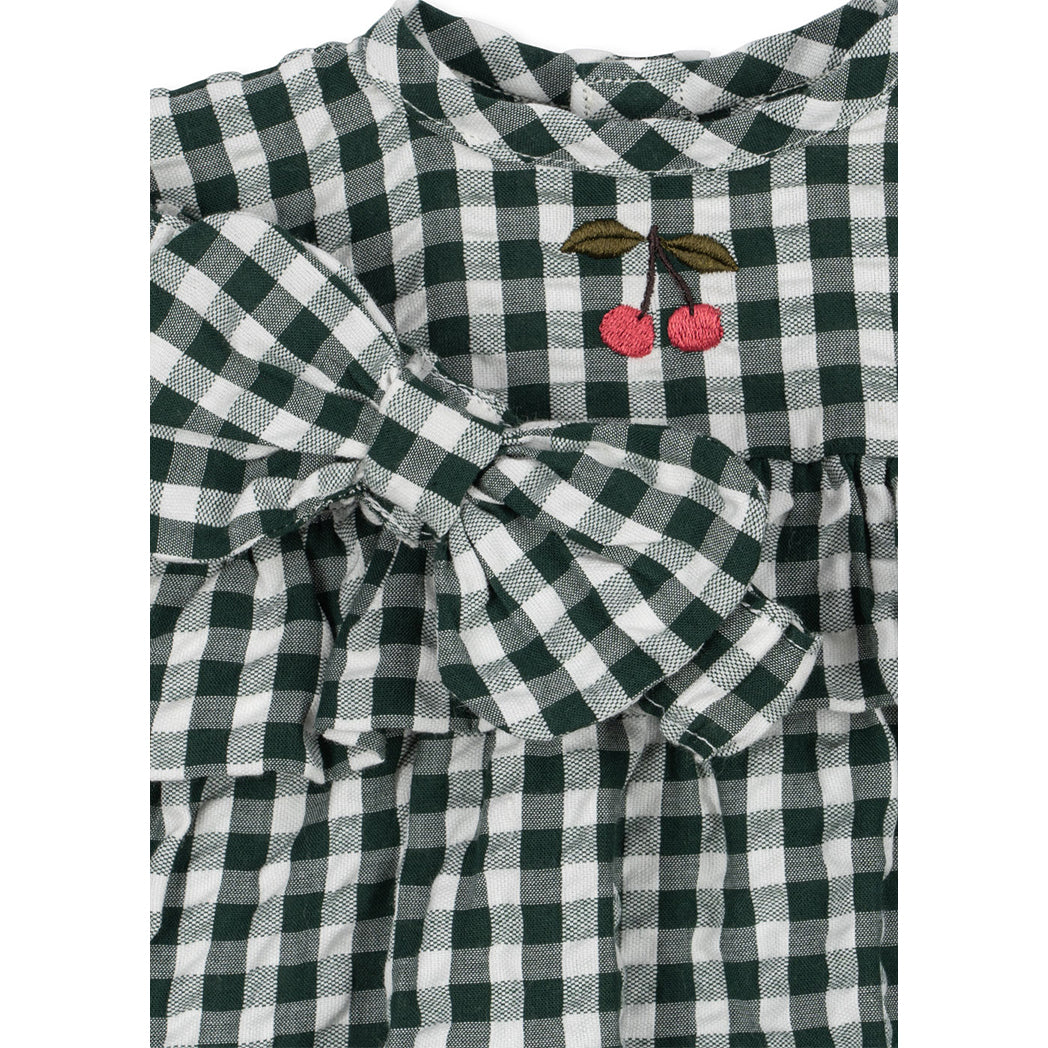 Konges Sløjd Puppenkleider Set Green Check bei Yay Kids
