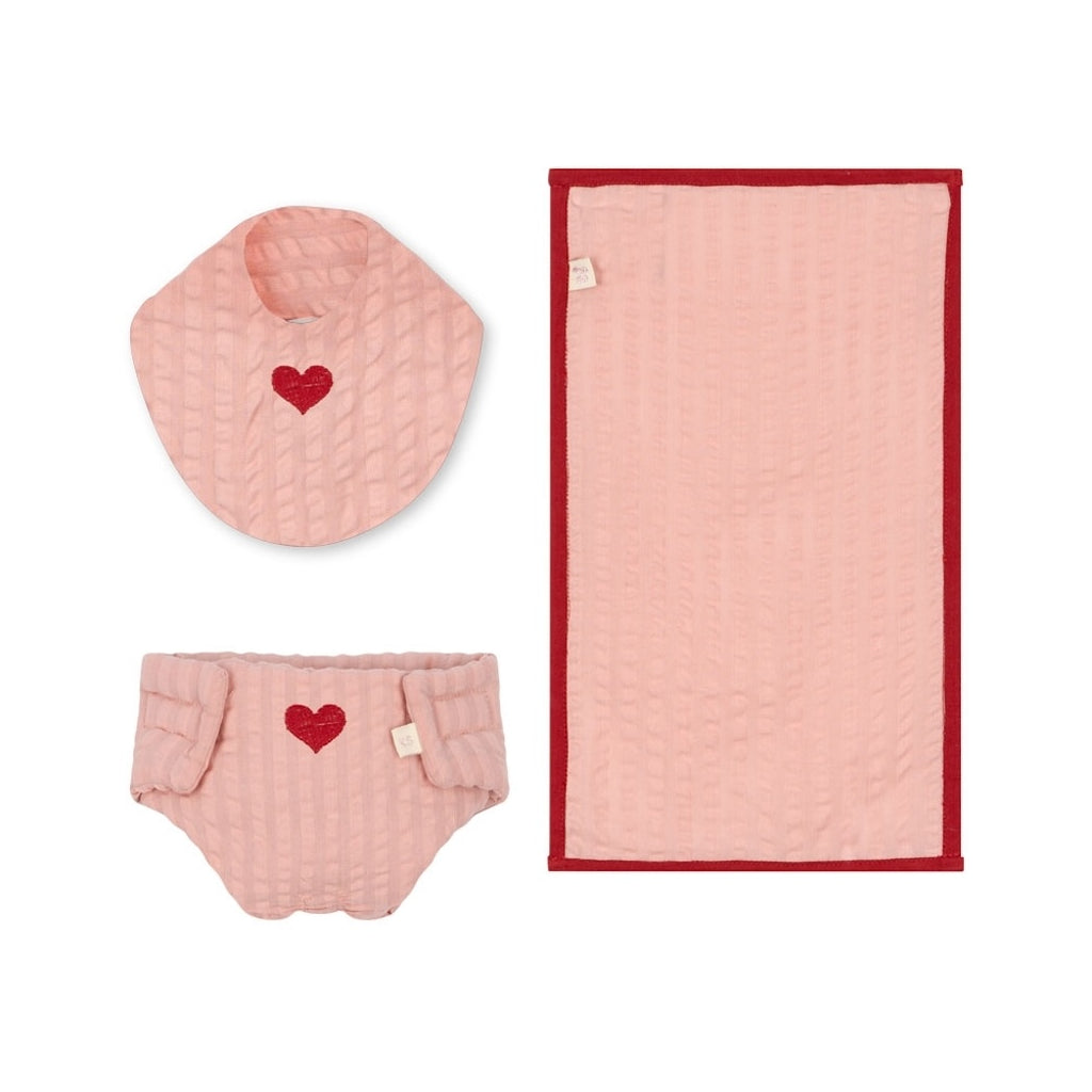 Konges Slojd Kinder Puppenpflege Set Mellow Rose bei Yay Kids
