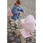 Konges Slojd Kinder Puppenwagen Doll Pram Powder Pink Check bei Yay Kids