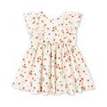 Konges Slojd Organic Evia Bow Dress Marmalade GOTS bei Yay Kids