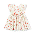 Konges Slojd Organic Evia Bow Dress Marmalade GOTS bei Yay Kids