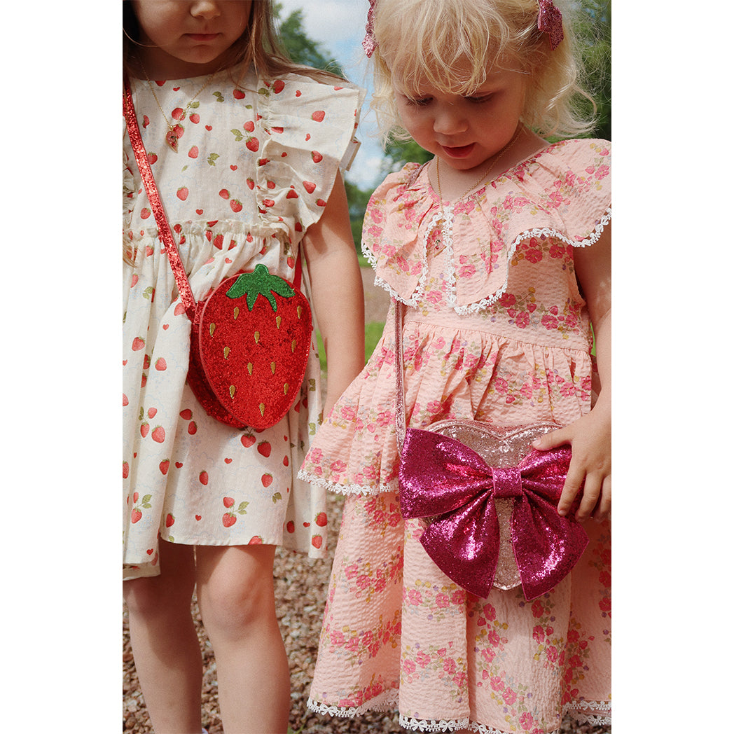 Konges Slojd Organic Evia Bow Dress Marmalade GOTS bei Yay Kids