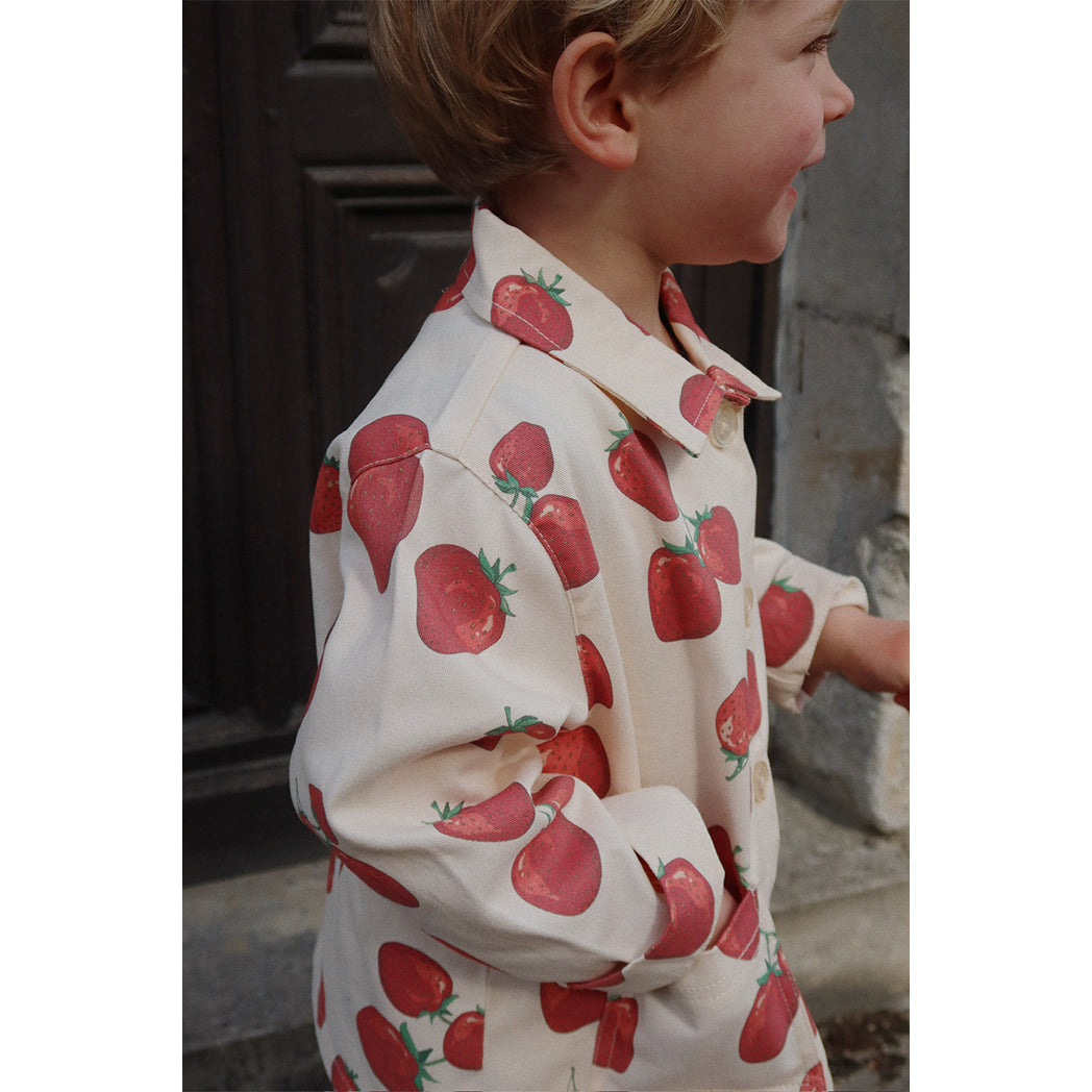 Konges Sløjd Organic Fen Shirt Jacket Fragola GOTS bei Yay Kids