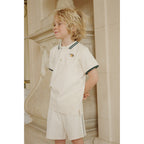 Konges Slojd Organic Polo Shirt Florian Antique White GOTS bei Yay Kids