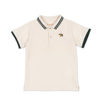 Konges Slojd Organic Polo Shirt Florian Antique White GOTS bei Yay Kids