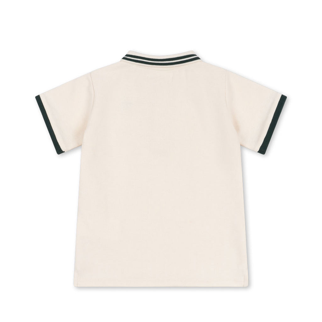 Konges Slojd Organic Polo Shirt Florian Antique White GOTS bei Yay Kids