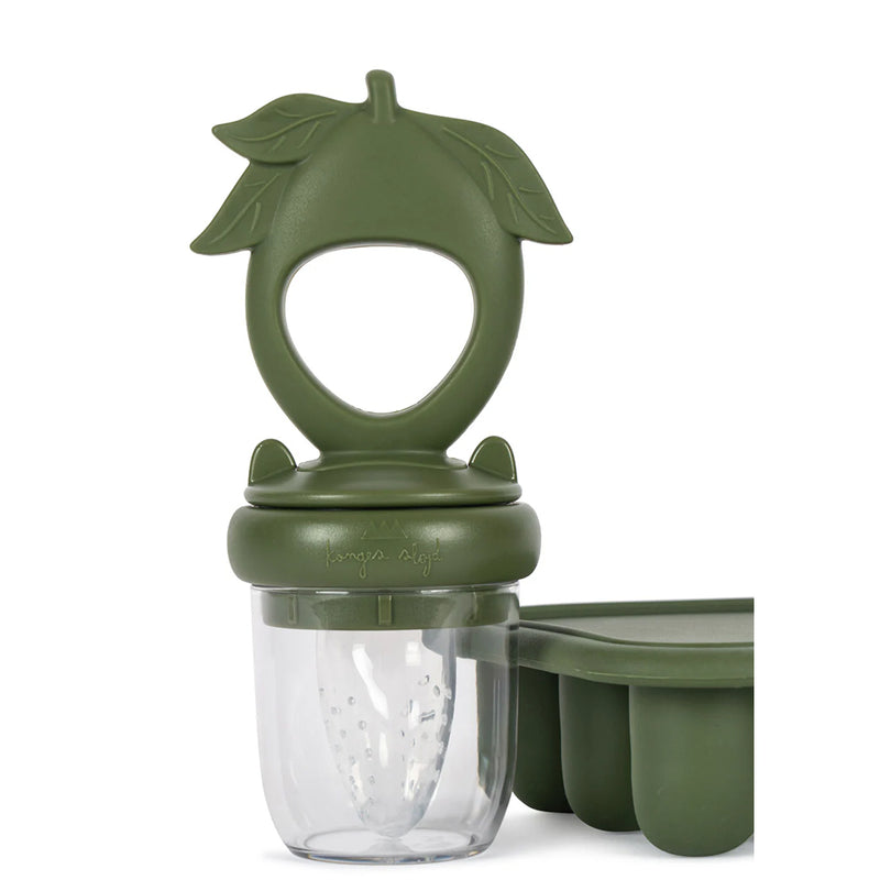 Konges Sløjd Silikon Früchte Babyset Olivine bei Yay Kids