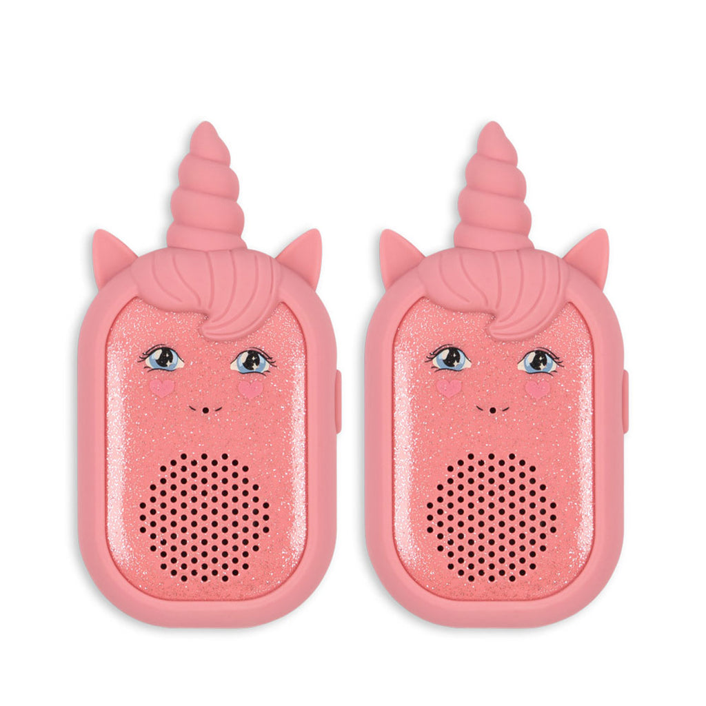 Konges Slojd Kinder Glitzer Einhorn Walkie Talkie Sparkling Pink bei Yay Kids