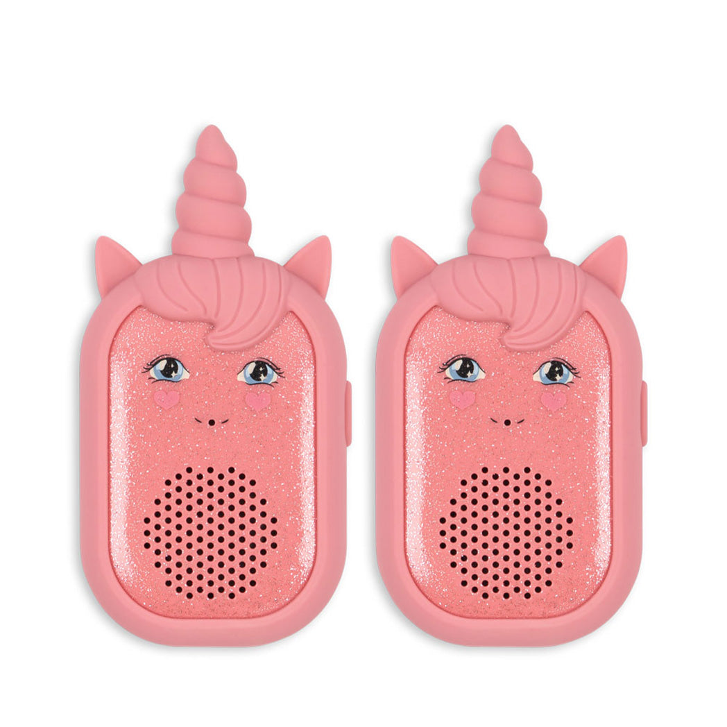 Konges Slojd Kinder Glitzer Einhorn Walkie Talkie Sparkling Pink bei Yay Kids