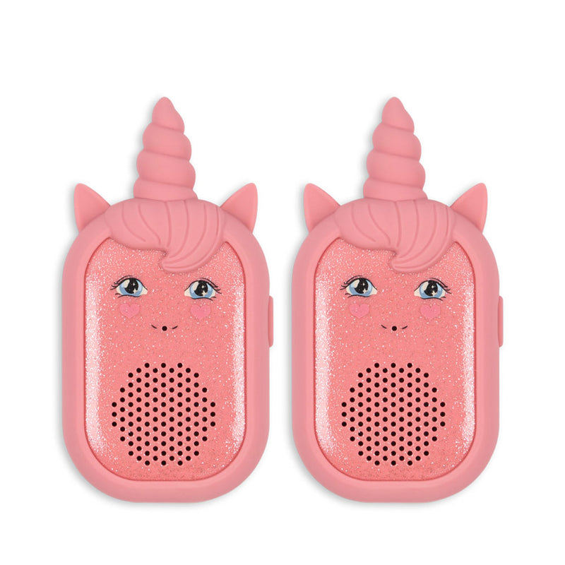 Konges Slojd Kinder Glitzer Einhorn Walkie Talkie Sparkling Pink bei Yay Kids