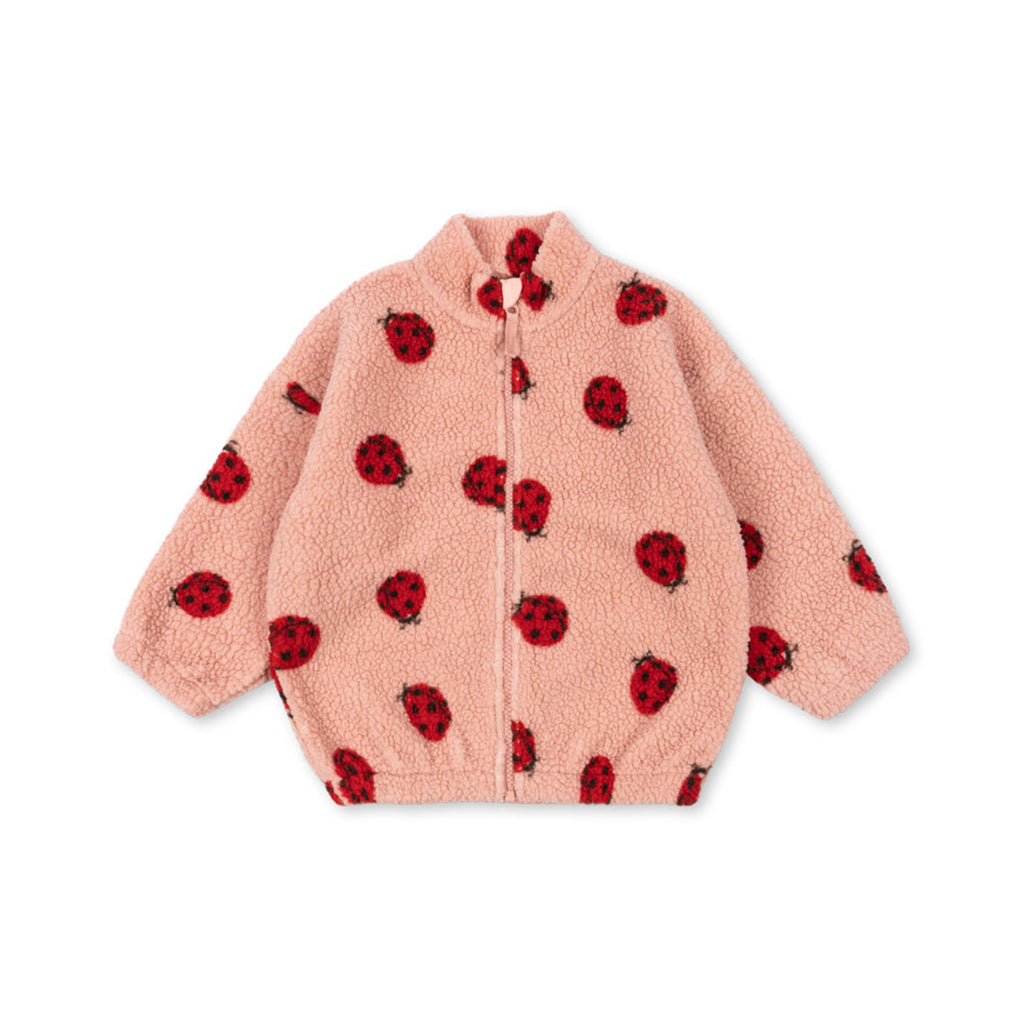 Konges Sløjd Kinder Teddy Jacke Jody Ladybug Pink bei Yay Kids