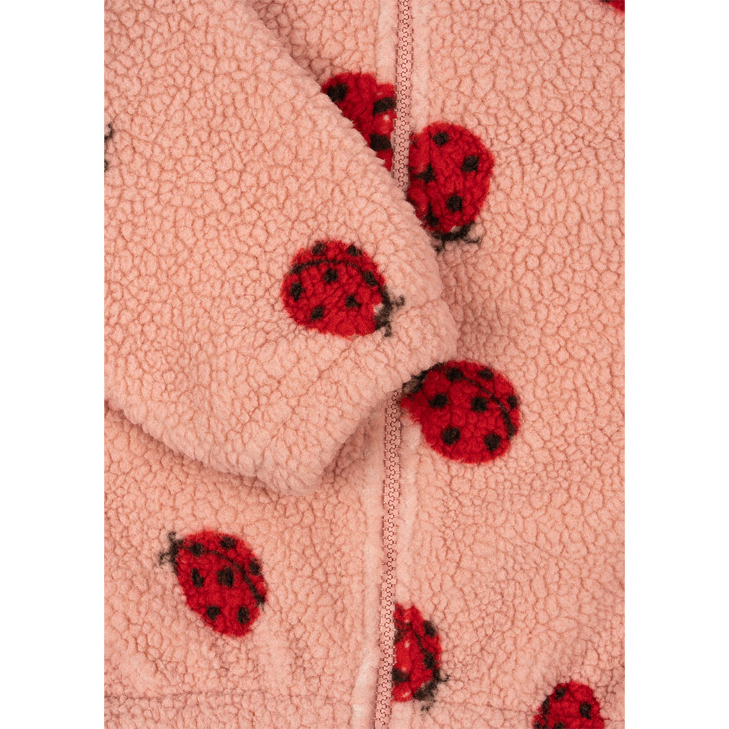 Konges Sløjd Kinder Teddy Jacke Jody Ladybug Pink bei Yay Kids