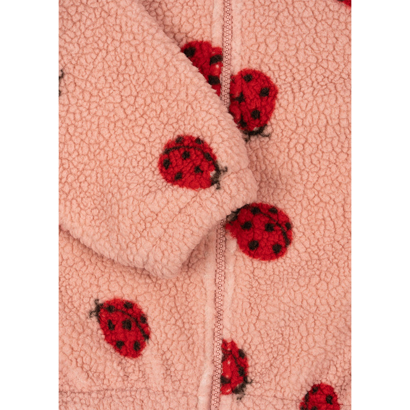 Konges Sløjd Kinder Teddy Jacke Jody Ladybug Pink bei Yay Kids