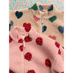 Konges Sløjd Kinder Teddy Jacke Jody Ladybug Pink bei Yay Kids