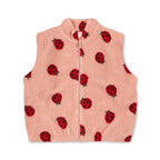 Konges Sløjd Kinder Teddy Weste Jody Ladybug Pink bei Yay Kids