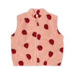 Konges Sløjd Kinder Teddy Weste Jody Ladybug Pink bei Yay Kids