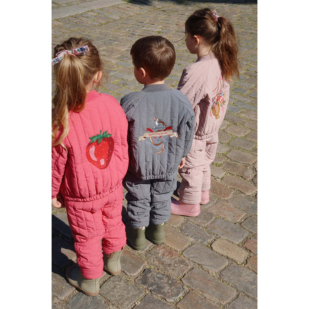 Konges Sløjd Bomber Jacket Juno Sequin Smoke Gray bei Yay Kids