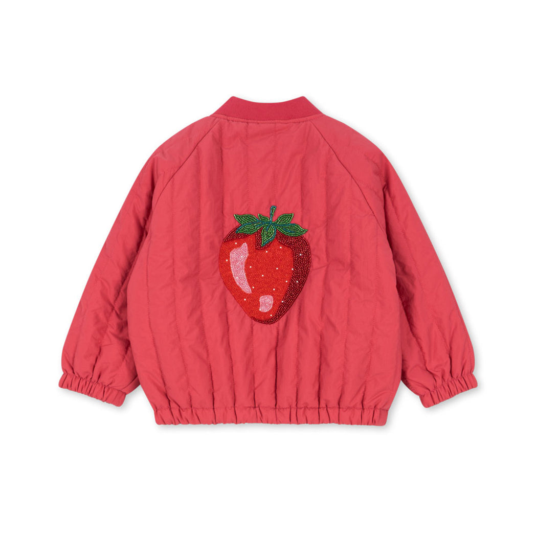  Konges Sløjd Bomber Jacket Juno Sparkle Raspberry Wine bei Yay Kids