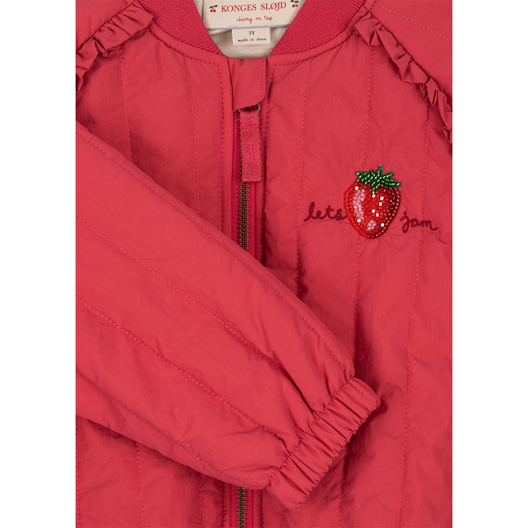 Konges Sløjd Bomber Jacket Juno Sparkle Raspberry Wine bei Yay Kids