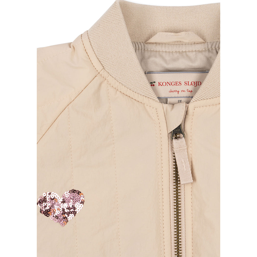 Konges Sløjd Bomber Jacket Juno Sequin Smoke Gray bei Yay Kids