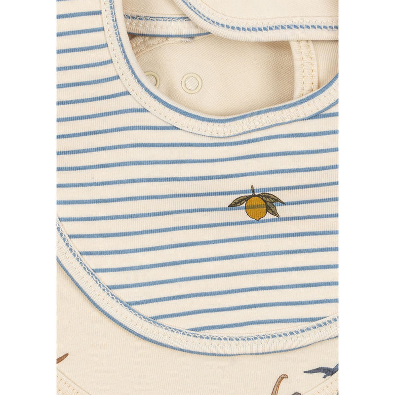 Konges Slojd Bib 2 Pack Kubi/Stripe/Bluie bei Yay Kids