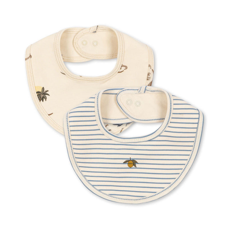 Konges Slojd Bib 2 Pack Kubi/Stripe/Bluie bei Yay Kids
