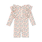 Konges Slojd Frill Onesie Manuca Coeur Coloré bei Yay Kids