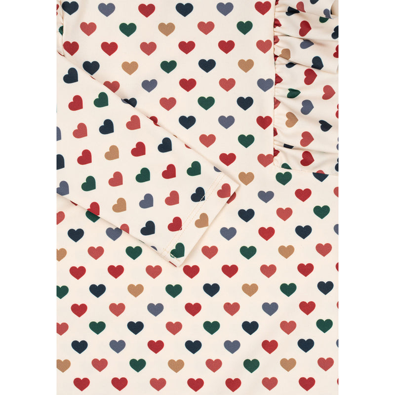 Konges Slojd Frill Onesie Manuca Coeur Coloré bei Yay Kids