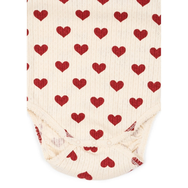 Konges Slojd Baby Body Minnie Amour Rouge bei Yay Kids