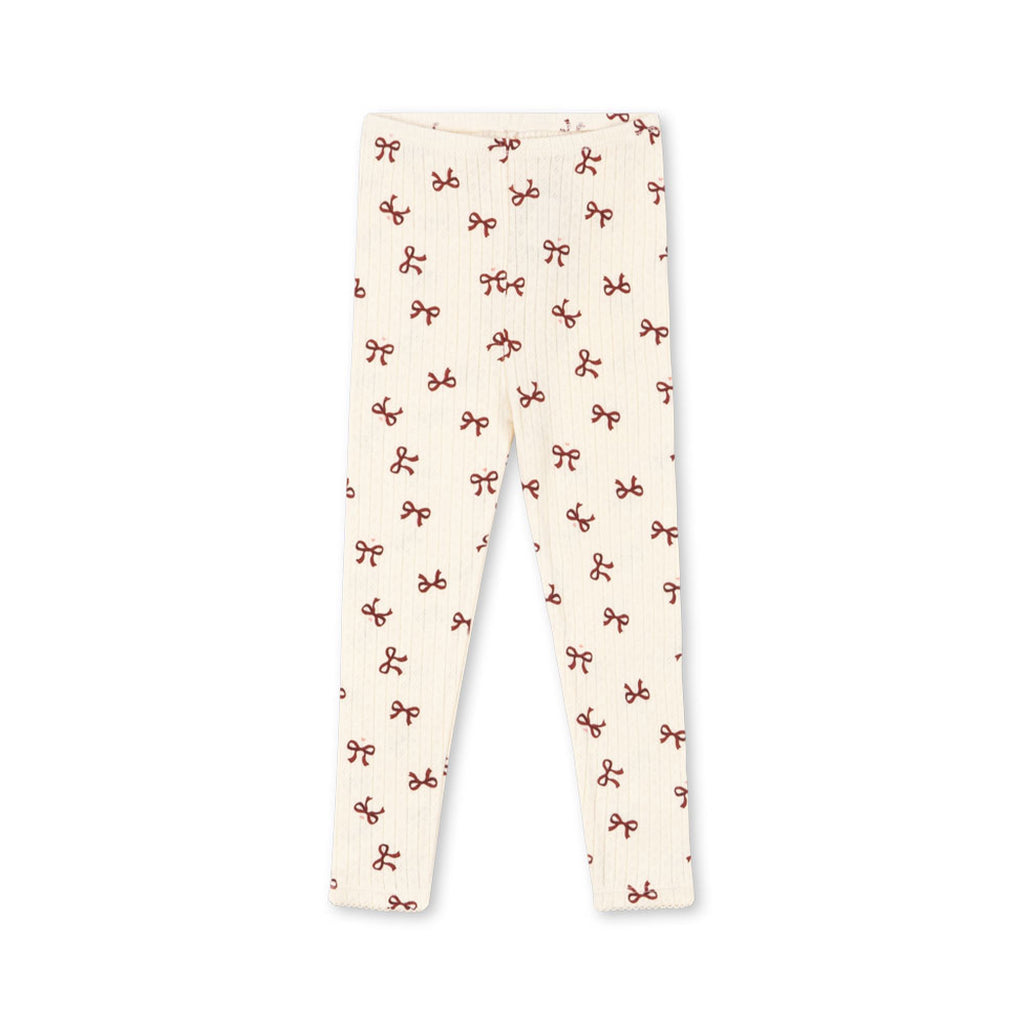 Konges Sløjd Leggings Minnie Bow Rouge GOTS bei Yay Kids