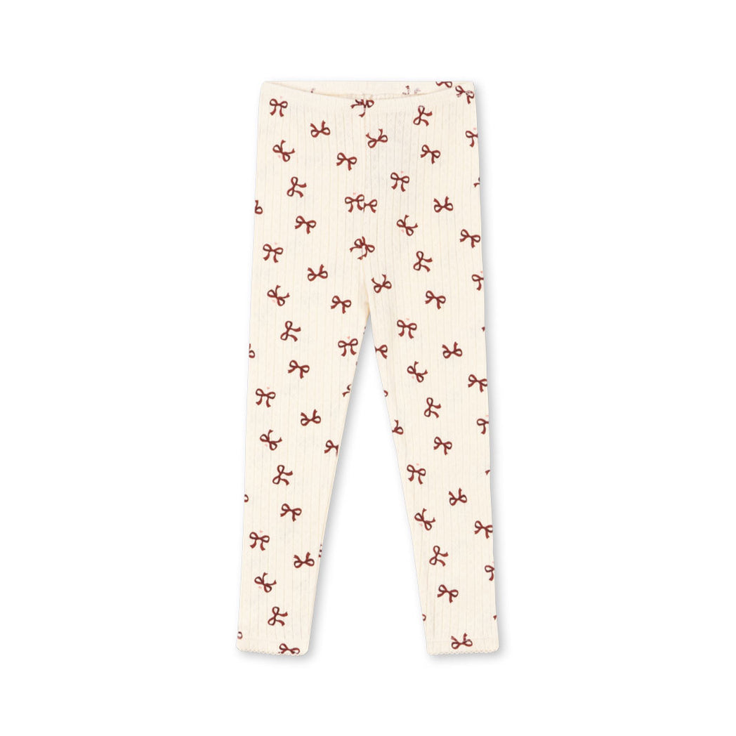 Konges Sløjd Leggings Minnie Bow Rouge GOTS bei Yay Kids