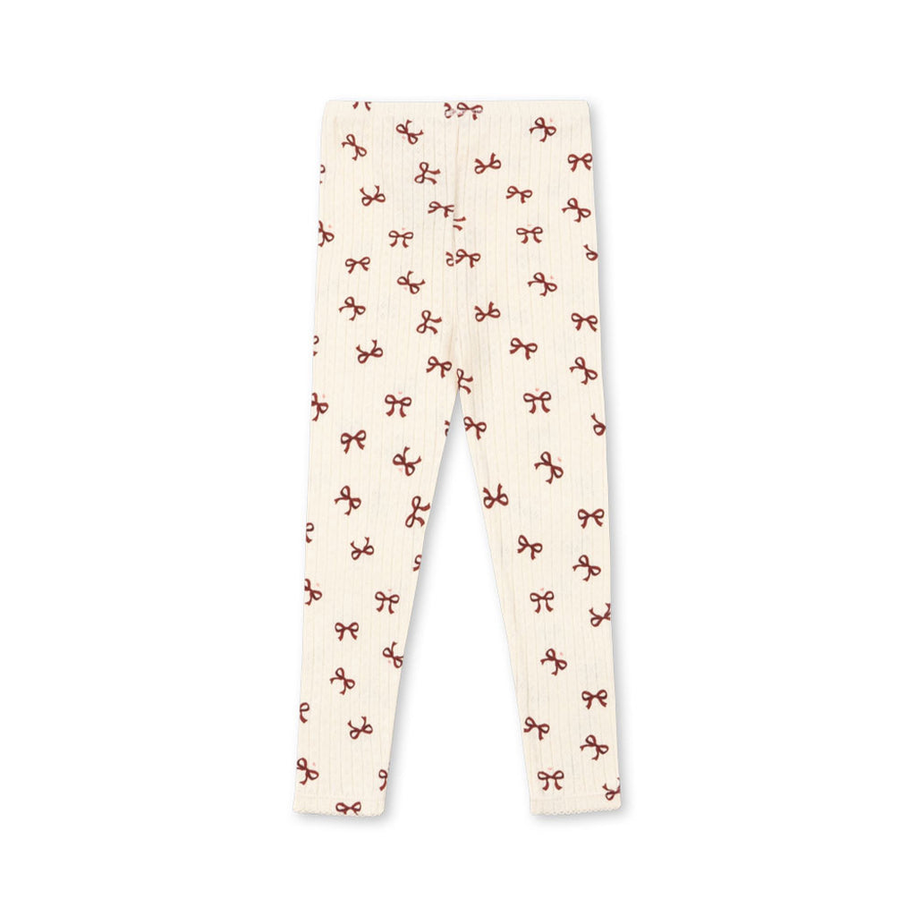 Konges Sløjd Leggings Minnie Bow Rouge GOTS bei Yay Kids