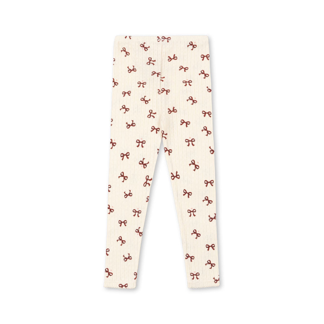 Konges Sløjd Leggings Minnie Bow Rouge GOTS bei Yay Kids