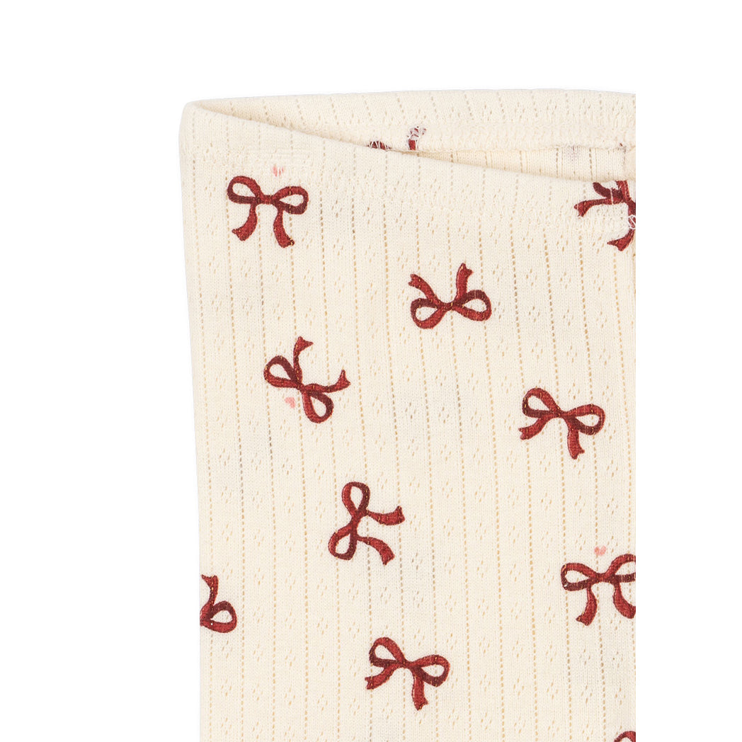 Konges Sløjd Leggings Minnie Bow Rouge GOTS bei Yay Kids