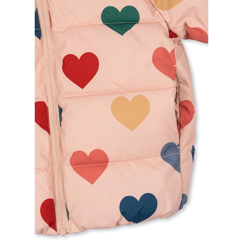 Konges Sløjd Kinder Jacke Nuka GRS Coeur Rose Coloré bei Yay Kids