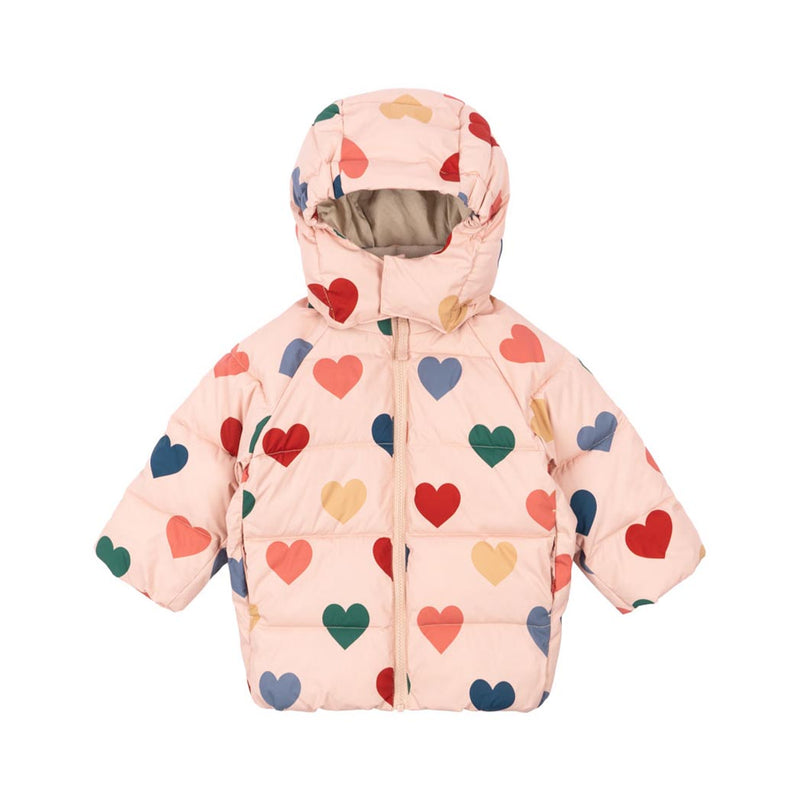 Konges Sløjd Kinder Jacke Nuka GRS Coeur Rose Coloré bei Yay Kids