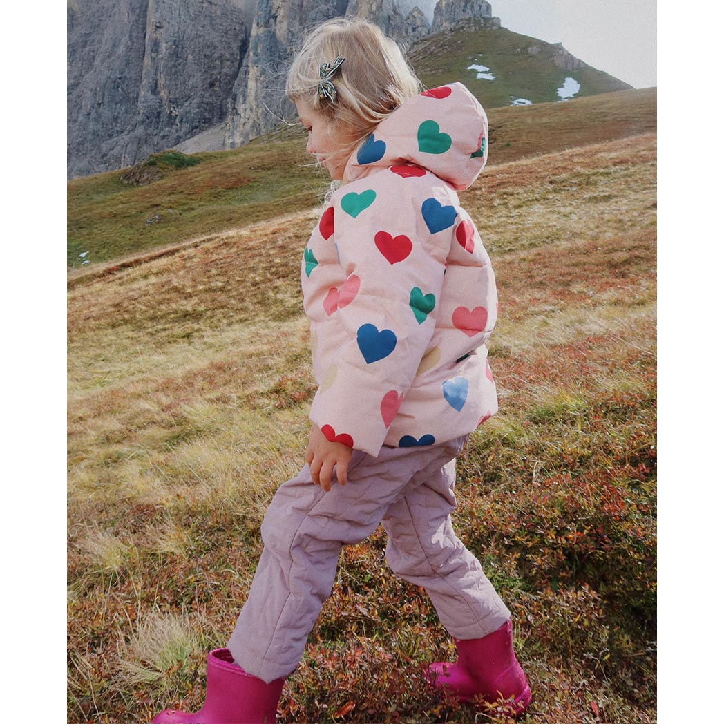 Konges Sløjd Kinder Jacke Nuka GRS Coeur Rose Coloré bei Yay Kids