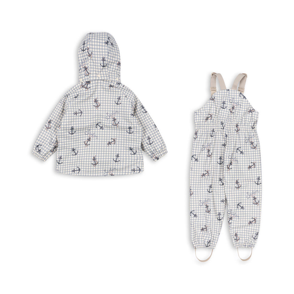 Konges Sløjd Kinder Regenset Rainy Sailor Check bei Yay Kids