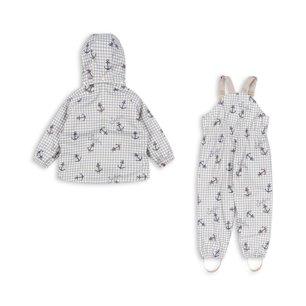 Konges Sløjd Kinder Regenset Rainy Sailor Check bei Yay Kids